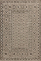 Loloi Chris Loves Julia Providence Collection PRC-07 Dove/Charcoal 5' x 7'-7", .12" Pile Height, Indoor/Outdoor Area Rug