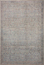 Loloi Adrian Collection ADR-04 Denim/Multi 7'-6" x 9'-6", .19" Thick Area Rug