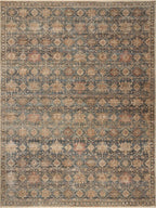 Loloi Amber Lewis Molly Collection MOL-03 Ocean/Sunset 2'-3" x 3'-10" Low Pile Accent Rug