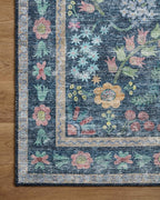 Loloi Rifle Paper Co. Maison Collection MAO-06 Blue/Multi 7'-6" x 9'-6", .19" Pile Height, Area Rug