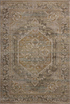 Loloi Magnolia Home by Joanna Gaines Mona Collection MOA-01 BARK/Sunrise 2'-6" x 8'-0" Runner Rug