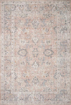 Loloi Skye Collection SKY-01 Blush/Grey 2'-0" x 5'-0" Accent Rug