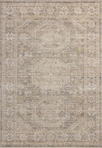 Loloi Chris Loves Julia Ida Collection IDA-01 Taupe/Multi 2'-7" x 10'-0", .19" Pile Height, Runner Rug