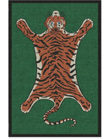 RUGGABLE x Jonathan Adler Washable Modern Area Rug – Tiger Emerald 6x9, Stain-Resistant, Non-Slip – Medium Machine Washable Rugs for Living Room, Bedroom, Hallway, Entryway & Office–with Standard Pad