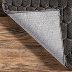 nuLOOM 5' x 8' Cozy Plush SuperiorWash Area Rug, Machine Washable, Non-Slip, Soft Fluffy Shag Carpet for Living Room Bedroom Kids Room Nursery Home Decor, Loni Grey