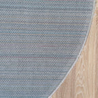 Unique Loom Solid Shag Collection Area Rug (10' 2" Round, Cloud Gray)