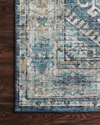 Loloi Skye Collection SKY-03 Denim/Natural 2'-6" x 12'-0" Runner Rug