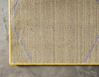 Unique Loom Trellis Frieze Collection Area Rug - Geometric (8' x 10', Yellow/ Ivory)