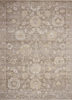 Loloi Magnolia Home by Joanna Gaines Pace Collection PAC-03 Taupe/Wheat 9'-6" x 9'-6" Round Area Rug