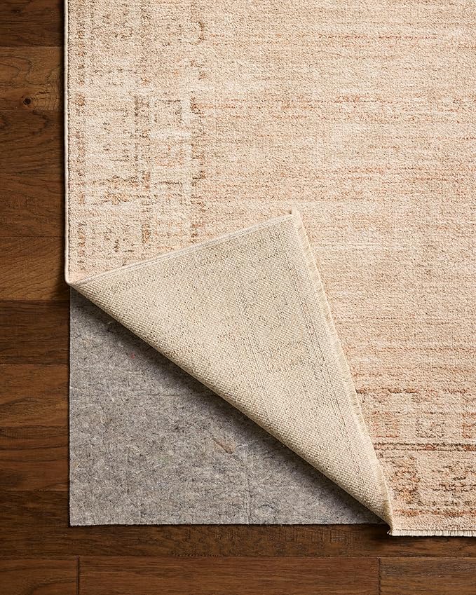 Loloi Chris Loves Julia Palma Collection PLM-02 Spice/Natural 2'-7" x 12'-0" Runner Rug Vintage Style Boho Living Room Bedroom Carpet