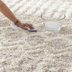 Livabliss Hapsburg Moroccan Shag Area Rug, 6'7" Square, Beige