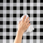 EasyLiner Peel & Stick Decor Removable Peel and Stick Wallpaper - Self Adhesive Decorative Shelf Paper for Cabinets, Walls, Resurfacing Projects - Adhesive Shelf Liner - 20in x 18ft - Black Gingham