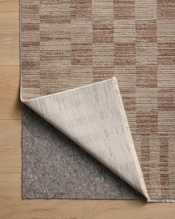 Loloi Amber Lewis Cali Collection CIL-06 Brick/Natural 9'-6" x 13', .25" Pile Height, Area Rug