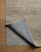Loloi Amber Lewis Cambria Collection CBR-01 Ash/Bark 2'-6" x 9'-6" Runner Rug Jute, Neutral, Vintage Style, Antique Tone, Living, Bedroom, Dining, Carpet