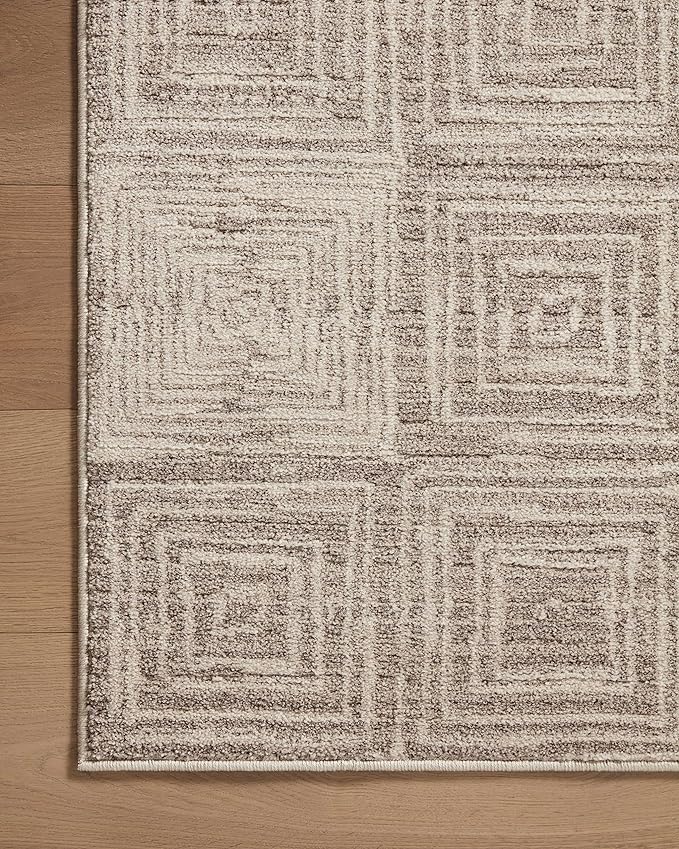 Loloi Darby Collection DAR-05 Beige/Grey 2'-7" x 10'-0" Runner Rug