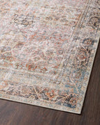 Loloi Adrian Collection ADR-05 Sunset/Charcoal 7'-6" x 9'-6", .19" Thick Area Rug