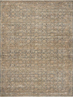 Loloi Amber Lewis Molly Collection MOL-02 Denim/Gold 2'-7" x 10'-0" Low Pile Runner Rug