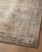 Loloi Amber Lewis Morgan Collection MOG-01 Sunset/Ink 2'-3" x 7'-6" 38" Thick Runner Rug feat. CloudPile, Neutral, Room Décor, Vintage Inspired, Livingroom, Bedroom, Dining Area