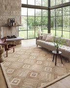 Loloi Varena Collection VAR-01 Sand/Clay 2'-6" x 7'-6" Runner Rug