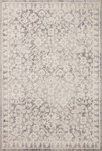 Loloi Magnolia Home by Joanna Gaines Gigi Collection GIG-01 Grey/Ivory 5'-3" x 7'-6" Area Rug