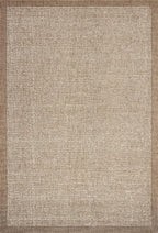 Loloi Magnolia Home by Joanna Gaines Henley Collection Ivory/Brown 9'-3" x 13' Area Rug