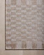 Loloi Amber Lewis Topanga Collection TOP-03 Natural/Dove 2'-3" x 3'-9" Indoor/Outdoor Area Rug