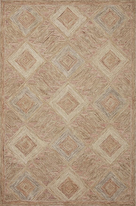 Loloi Varena Collection VAR-02 Berry/Multi 8'-6" x 11'-6" Area Rug