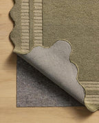 Loloi Chris Loves Julia Scottie Collection SCO-01 Olive/Pebble 8'-6" x 11'-6", .87" Pile Height, Area Rug