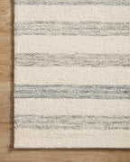 Loloi Chris Loves Julia Chris Collection CHR-05 Ivory/Slate 2'-0'' x 5'-0'', .50" Pile Height, Accent Rug