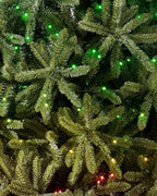 Balsam Hill 7ft Pre-Lit Classic Blue Spruce - Artificial Christmas Tree with Twinkly Lights, Easy Plug Technology, Premium Stand for Indoor Holiday Decorating