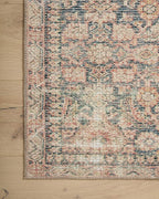 Loloi Angela Rose Aubrey Collection AUB-01 Navy/Multi 2'-0" x 5'-0", .19" Pile Height, Accent Rug