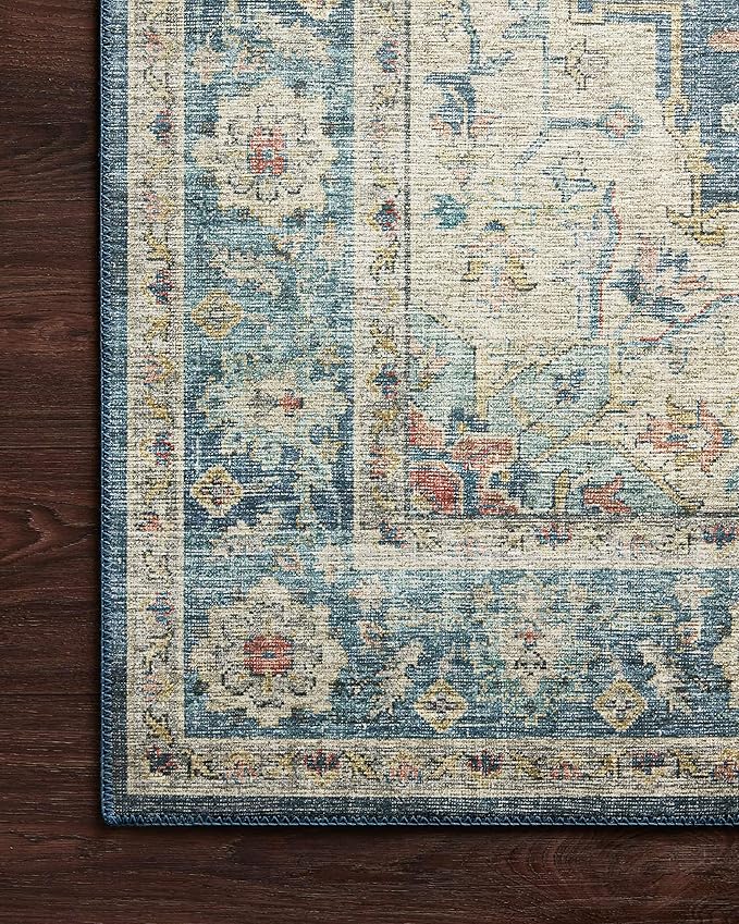 Loloi Skye Collection SKY-12 Ocean/Multi 2'-6" x 10'-0" Runner Rug