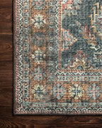 Loloi Skye Collection SKY-10 Sea/Rust 6'-0" x 9'-0" Area Rug