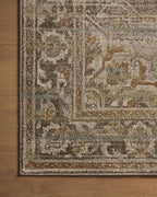 Loloi Magnolia Home by Joanna Gaines Mona Collection MOA-01 BARK/Sunrise 5' x 7'-8" Area Rug