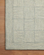 Loloi Chris Loves Julia Francis Collection FRA-03 Silver/Sky 3'-6" x 5'-6" Accent Rug