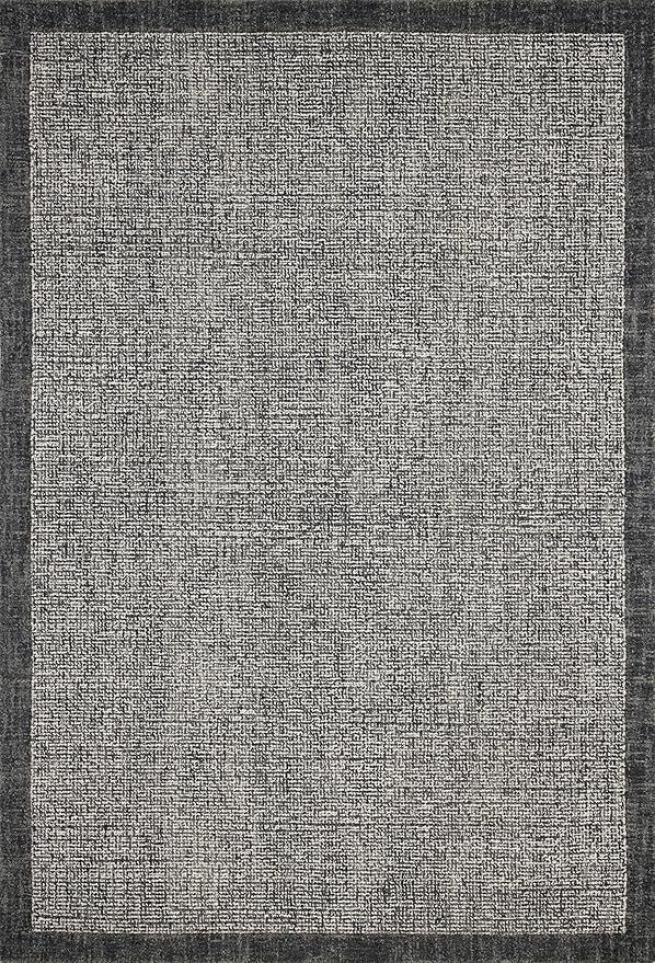 Loloi Magnolia Home by Joanna Gaines Henley Collection HNY-01 Ivory/Charcoal 2'-3" x 3'-9" Accent Rug