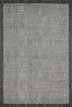 Loloi Magnolia Home by Joanna Gaines Henley Collection HNY-01 Ivory/Charcoal 2'-3" x 3'-9" Accent Rug