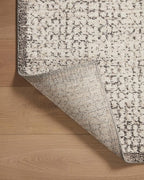 Loloi Darby Collection DAR-04 Ivory/Stone 5'-3" x 7'-6" Area Rug