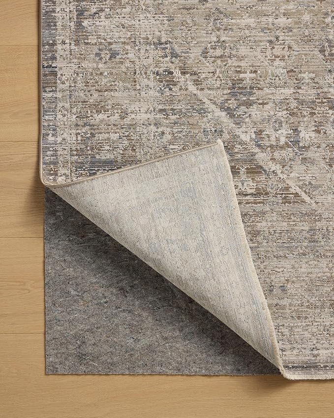 Loloi Chris Loves Julia Ida Collection IDA-06 Slate/Natural 2'-7" x 8'-0", .19" Pile Height, Runner Rug