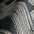 nuLOOM 5' x 8' Outdoor Tribal Geometric Area Rug, Stain Resistant, Weather Resistant, High Traffic, Patio, Balcony, Outside, Ranya Turquoise