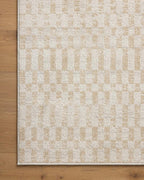 Loloi Kamala Collection KAM-05 Ivory/Natural 9'-2" x 13' Area Rug