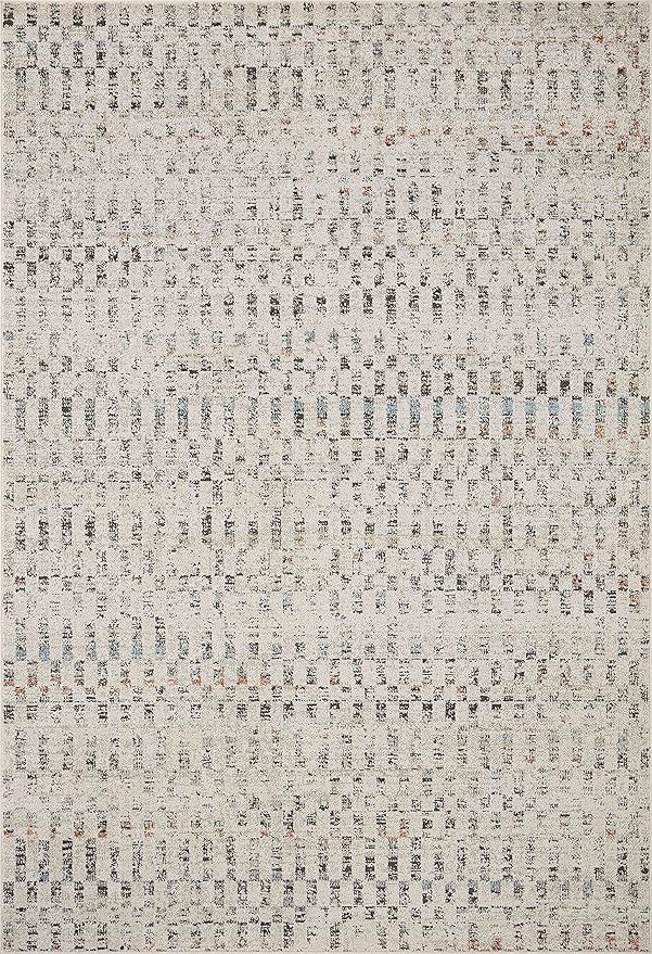 Loloi Kamala Collection KAM-05 Grey/Multi 6'-7" x 9'-6" Area Rug
