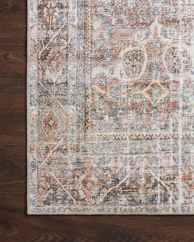 Loloi Adrian Collection ADR-05 Sunset/Charcoal 2'-0" x 5'-0", .19" Thick Accent Rug