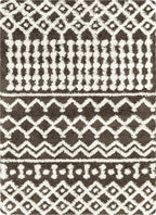 Livabliss Hapsburg Moroccan Shag Runner Area Rug, 2'7" x 7'3" , Dark Brown
