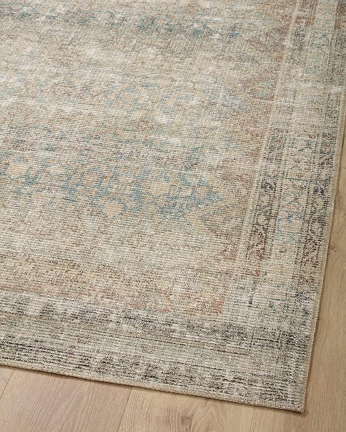 Loloi Angela Rose Aubrey Collection AUB-03 Jade/Natural 3'-9" x 5'-6", .19" Pile Height, Accent Rug
