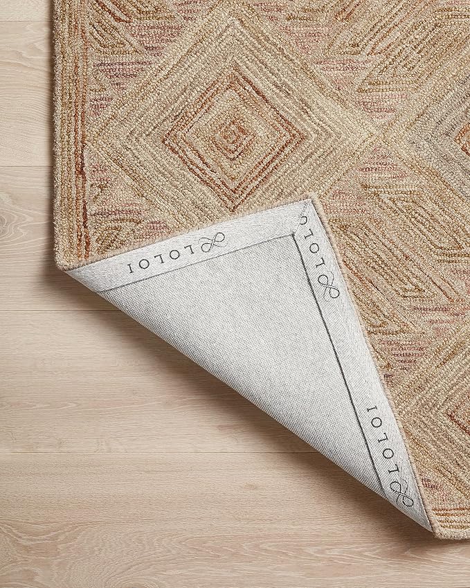 Loloi Varena Collection VAR-02 Berry/Multi 5'-0" x 7'-6" Area Rug