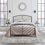 Hillsdale Furniture Essex Bed, Queen, Metallic Brown