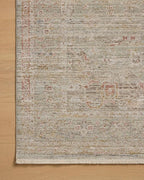 Loloi Chris Loves Julia Ida Collection IDA-05 Spa/Sunrise 6'-3" x 9'-4", .19" Pile Height, Area Rug