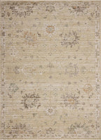 Loloi Magnolia Home by Joanna Gaines Pace Collection PAC-05 Apricot/Multi 5'-3" x 5'-3" Round Area Rug