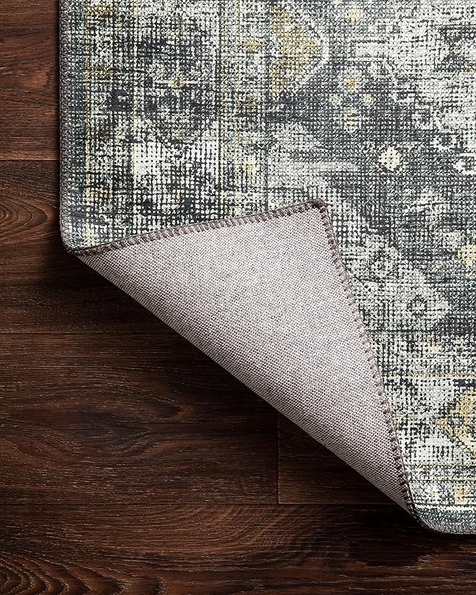Loloi II Skye Collection SKY-09 Graphite/Silver 5'-0" x 7'-6" Area Rug